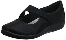 Load image into Gallery viewer, Clarks womens Sillian Bella Mary Jane Flat, Black, 8.5 US
