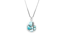 Load image into Gallery viewer, Larimar Pendant Gemstones with 925 Sterling Silver Classic Jewelry Women
