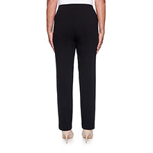 Load image into Gallery viewer, Alfred Dunner Plus Size Women's Sateen Short Length Pant, Black, 18W
