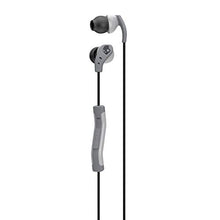 Load image into Gallery viewer, Skullcandy Method Sweat Resistant Sport Earbud with In-Line Microphone and Remote, Lightweight and Secure In-Ear Fit for Running and Exercise, Cable Management Clip for Workouts, Gray
