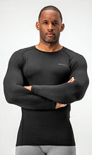 Load image into Gallery viewer, DEVOPS 2 Pack Men's Thermal Long Sleeve Compression Shirts (2X-Large, Black/Black)
