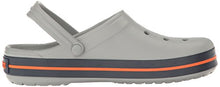 Load image into Gallery viewer, Crocs Unisex Men's and Women's Crocband Clog, Light Grey/Navy, 6 US
