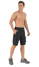 Load image into Gallery viewer, Wespornow Men's-Hiking-Shorts Tactical Shorts Lightweight-Quick-Dry-Outdoor-Cargo-Casual-Shorts for Hiking (Black, X-Large)
