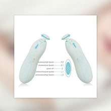 Load image into Gallery viewer, Electric Baby Nail Trimmer - Safe Toenail and Fingernails Care Trim with LED Light for Infant Toddlers Kids Adults - with 6 Interchangeable Pads and Adjustable Speed
