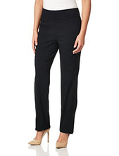 Load image into Gallery viewer, Briggs New York Women's Super Stretch Millennium Welt Pocket Pull on Career Pant, Navy, 18
