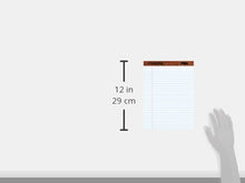 Load image into Gallery viewer, TOPS The Legal Pad Writing Pads, 8-1/2 x 11-3/4, Legal Rule, 50 Sheets, 12 Pack (7533)
