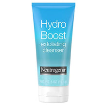 Load image into Gallery viewer, Neutrogena Hydro Boost Gentle Exfoliating Facial Cleanser with Hyaluronic Acid, Non-Comedogenic Oil-, Soap- &amp; Paraben-Free Daily Face Wash, 5 oz (Pack of 3)
