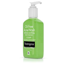 Load image into Gallery viewer, Neutrogena Oil-Free Acne and Redness Facial Cleanser, Soothing Face Wash with Salicylic Acid Acne Medicine, Aloe, and Chamomile to Reduce Facial Redness, 6 fl. oz
