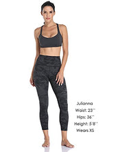 Load image into Gallery viewer, HeyNuts Hawthorn Athletic High Waisted Yoga Leggings for Women, Buttery Soft Workout Pants Compression 7/8 Leggings with Inner Pockets Ocean Teal_25''XXS(00)
