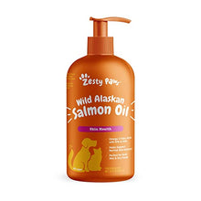Load image into Gallery viewer, Zesty Paws Pure Wild Alaskan Salmon Oil Skin Health for Dogs and Cats, 32 Fluid Ounce
