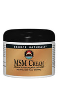 Load image into Gallery viewer, Source Naturals MSM Cream - Contains Vitamin E and Ginkgo - 2 oz
