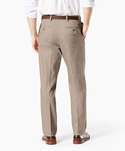 Load image into Gallery viewer, DOCKERS Men's Classic Fit Signature Khaki Lux Cotton Stretch Pants-Pleated (Regular and Big &amp; Tall), timber wolf, 38W x 32L
