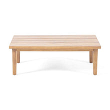 Load image into Gallery viewer, Christopher Knight Home 312610 Doggerville Outdoor 4 Seater Chat Set with Coffee Table, Multi-Brown, Beige, Teak Finish
