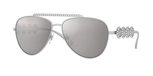 Load image into Gallery viewer, Versace Woman Sunglasses, Silver Lenses Metal Frame, 59mm
