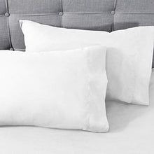 Load image into Gallery viewer, HOMEIDEAS 4 Piece Bed Sheet Set (Queen, White) 100% Brushed Microfiber 1800 Bedding Sheets - Deep Pockets
