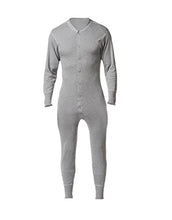 Load image into Gallery viewer, Stanfield's Men's Standard Premium Cotton Long Sleeve Thermal Union Suit, Grey Heather, Medium
