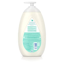 Load image into Gallery viewer, Johnson's CottonTouch Newborn Baby Face and Body Lotion, Hypoallergenic Moisturization for Baby's Skin, Made with Real Cotton, Paraben-Free, Sulfate-Free, Dye-Free, 27.1 fl. oz
