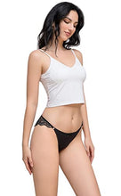 Load image into Gallery viewer, Solavia 6 Pack of Lace Panties for Women, Soft Stretch No Show Tanga, Sexy Cheeky Underwear, Seamless Front Design
