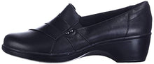 Load image into Gallery viewer, Clarks Women's May Marigold Slip-On Loafer, Black Leather, 8 M US
