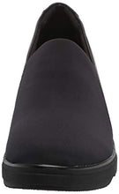 Load image into Gallery viewer, Clarks Women's Mazy Seabury Loafer, Black Leather/Stretch Combi, 7.5 Wide
