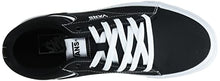 Load image into Gallery viewer, Vans Men's Seldan Sneaker, Black Canvas Black White 187, 11
