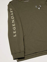Load image into Gallery viewer, Legendary Whitetails Men's Legendary Non-Typical Long Sleeve T-Shirt, Army, 4X-Large
