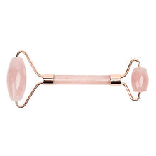 Load image into Gallery viewer, Kitsch Rose Quartz Roller for Face, Genuine Semi-Precious Gemstone Face Roller for Eyes, Neck and Body, Rose Quartz Facial Massager, Natural Stone (Rose Quartz)
