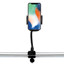 Load image into Gallery viewer, Stroller Phone Holder, Universal Gooseneck Flexible Long Arm Lazy Hands Free Phone Mount Clamp, Stroller Clamp Compatible with iPhone,Android, Galaxy, 360 Degree Rotation,Perfect for Moms on The Go

