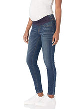 Load image into Gallery viewer, Signature by Levi Strauss &amp; Co. Gold Label Women's Maternity Baby Bump Skinny Jeans, blue laguna, Medium
