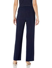 Load image into Gallery viewer, R&amp;M Richards Women's Lace ITY 2 Piece Pant Suit - Mother of The Bride Outfit, 6 Navy
