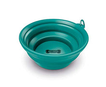 Load image into Gallery viewer, Ruff 'n Ruffus Portable Foldable Pet Playpen + Carrying Case &amp; Collapsible Travel Bowl (Extra Large (48" x 48" x 23.5")) (Medium (29" x 29" x 17") with Free Bonus, Aqua)
