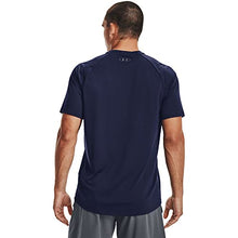 Load image into Gallery viewer, Under Armour Men's Tech 2.0 Novelty Short-Sleeve T-Shirt , Midnight Navy (410)/Pitch Gray , Large
