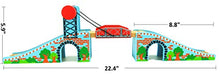 Load image into Gallery viewer, Z MAYABBO Wooden Train Tracks Accessories Wood Train Lifting Bridge for Railroad Tracks fits for All Railway Tracks
