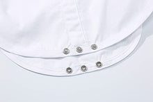 Load image into Gallery viewer, Baby Boys Gentleman Outfits Suits, Infant Short Sleeve Shirt+Bib Pants+Bow Tie Overalls Clothes Set White
