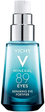 Load image into Gallery viewer, Vichy Mineral 89 Eyes Serum with Caffeine and Hyaluronic Acid, Lightweight Under Eye Cream Gel to Smooth Fine Lines and Hydrate Eye Area, Suitable for Sensitive Skin &amp; Fragrance Free

