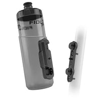 Load image into Gallery viewer, Fidlock TWIST Bottle 600 Set- Bike Water Bottle Holder with Attached Bottle - Cage Free Magnetic Mount - Smoke

