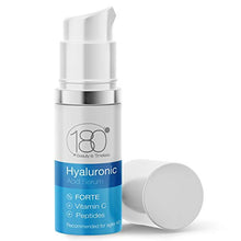 Load image into Gallery viewer, Hyaluronic Acid Serum w. Peptides + Vitamins C &amp; E - Extra Strong - Ages 40 to 50 - Improved Tone &amp; Elasticity - Concentrated Facial Serum for Plumper Smoother Skin - 180 Cosmetics - 1 oz
