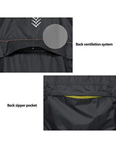 Load image into Gallery viewer, Little Donkey Andy Women's Waterproof Cycling Bike Jacket with Hood, Running Rain Jacket, Windbreaker, Ultralight Packable Black Size L
