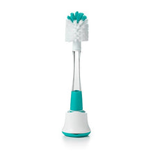 Load image into Gallery viewer, OXO Tot Soap Dispensing Bottle Brush with Stand, Teal
