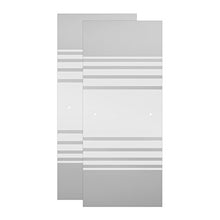 Load image into Gallery viewer, Delta Shower Doors SD3172329 Windemere 60" x 70" Semi-Frameless Traditional Sliding Shower Door in Bronze with Transition Glass
