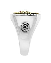 Load image into Gallery viewer, Effy 925 Sterling Silver &amp; 18K Yellow Gold Onyx &amp; Ruby Scorpion Ring, 5 TCW IRS0M667RX
