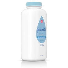 Load image into Gallery viewer, Johnson's Baby Powder with Naturally Derived Cornstarch Aloe &amp; Vitamin E, Hypoallergenic, 9 oz

