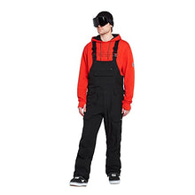 Load image into Gallery viewer, Volcom Men's Roan Bib Overall Snowboard Pant, black, Large
