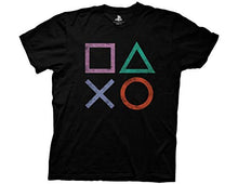 Load image into Gallery viewer, Ripple Junction Playstation Vintage Icon Adult T-Shirt Large Black
