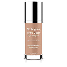 Load image into Gallery viewer, Neutrogena Hydro Boost Hydrating Tint with Hyaluronic Acid, Lightweight Water Gel Formula, Moisturizing, Oil-Free &amp; Non-Comedogenic Liquid Foundation Makeup, 50 Soft Beige, 1.0 fl. oz
