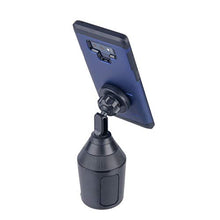 Load image into Gallery viewer, Car Phone Holder Magnetic Mount, Tackform [Cup Holder Magnet Phone Mount] Universal Car Phone Mount Fits Any Size Phone -iPhone 12/12 Pro max/11 Pro/XR/XS Max/X/8/7 Plus/6/Samsung S10/Note 9/S8/S
