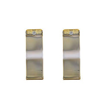 Load image into Gallery viewer, eXtremeRate 2 Set of Chrome Gold Replacement Kickstand for Nintendo Switch Console, Back Bracket Holder Kick Stand for Nintendo Switch - Console NOT Included
