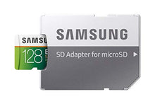 Load image into Gallery viewer, SAMSUNG: EVO Select 128GB MicroSDXC UHS-I U3 100MB/s Full HD &amp; 4K UHD Memory Card with Adapter (MB-ME128HA)

