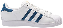 Load image into Gallery viewer, adidas Originals Men's Superstar Sneaker, White/Gold Metallic, 10.5
