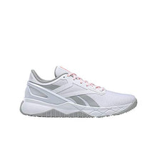 Load image into Gallery viewer, Reebok Women's Nanoflex TR Cross Trainer, White/Pure Grey/Orange Flare, 10
